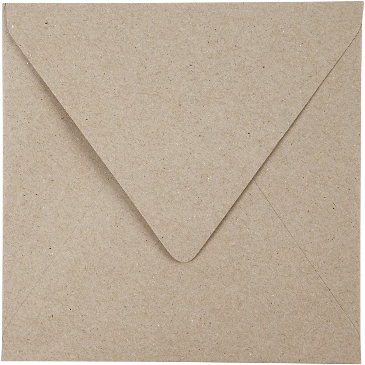 Recyclede enveloppen, afm 16x16 cm,  120 gr, naturel, 50stuks [HOB-20524]